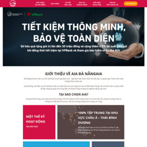 Mẫu website bảo hiểm AIA