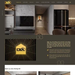 Mẫu website nội thất 25